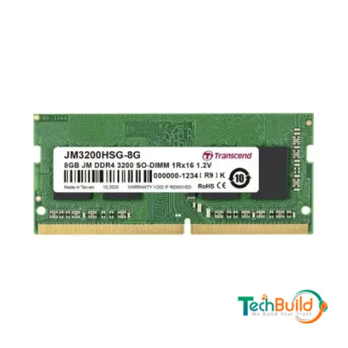 Transcend JetRAM 8GB DDR4 3200Mhz SO-DIMM Laptop RAM