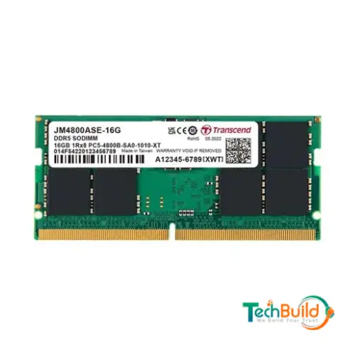 Transcend JetRAM 16GB DDR5 4800Mhz SO-DIMM Laptop RAM