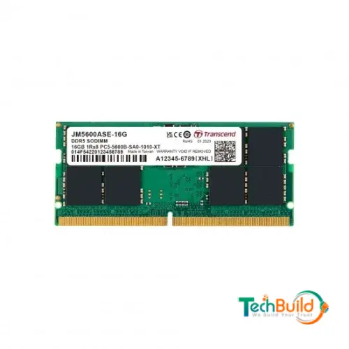 Transcend JetRAM 16GB DDR5 5600Mhz SO-DIMM Laptop RAM