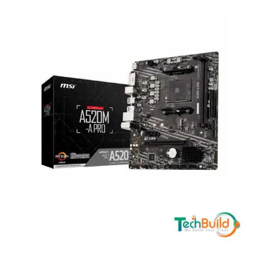 MSI A520M-A Pro AM4 AMD Micro-ATX Motherboard