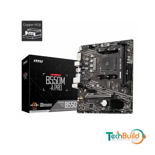 MSI B550M-A PRO DDR4 AMD AM4 Micro ATX Motherboard
